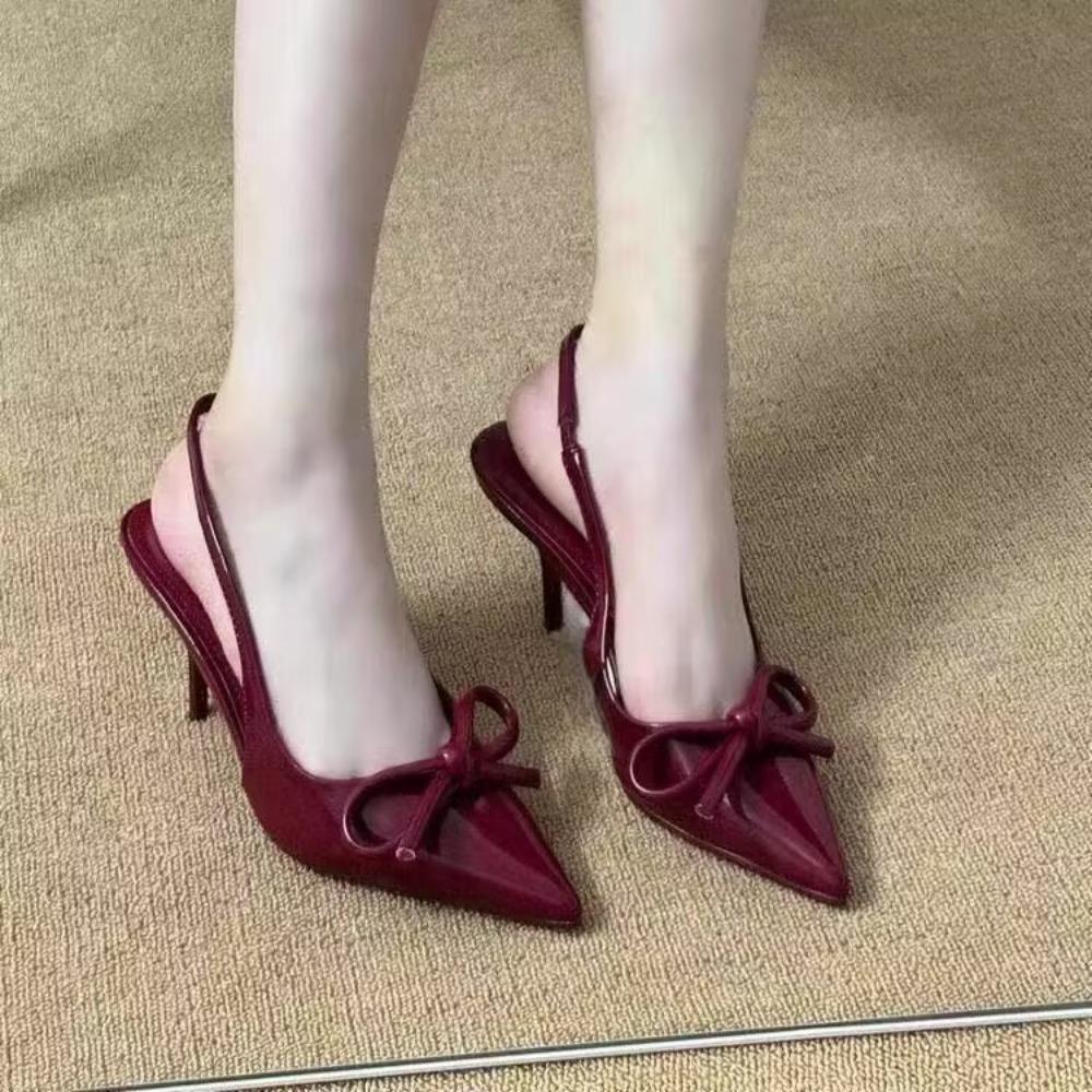 Designer Neue Sommer Hohe Absätze Damen Sandalen Schuhe Mode Flach Schmetterlingsknoten Schuhe Elegante Hochzeitsfeier Schuhe