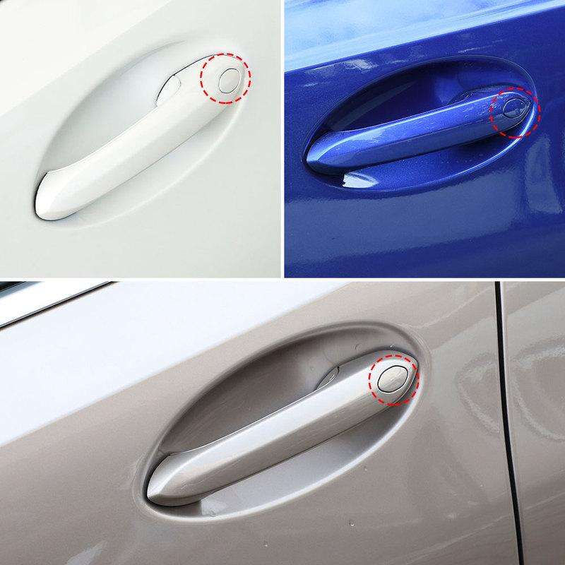 For BMW G20 G21 G26 U06 Car Exterior Door Handle Lock Key Hole Cap Cover Black White Painted For BMW 2 3 4 Series 220 325 430
