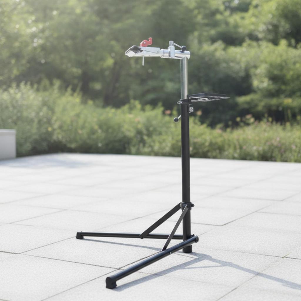 Bike Repair Holderwith Tool Tray Sturdy for Home Mechanics