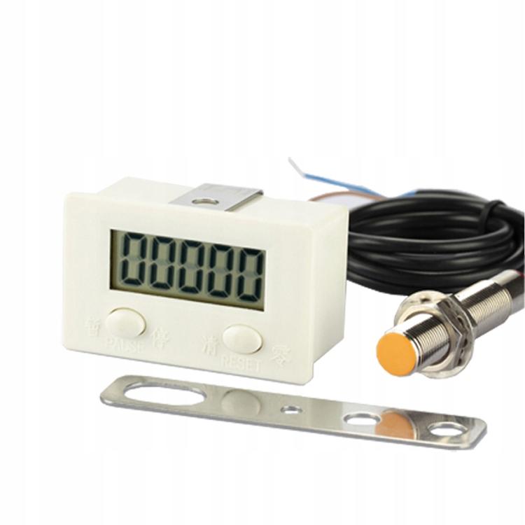 Paneelmontage Pulsteller Digitaal LCD Magnetisch Inductief Metalen Sensor
