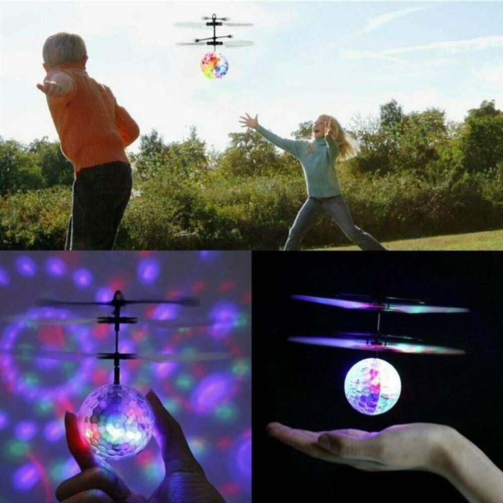 Light Up Induction Aircraft Mini Remote Control AircraftToys Light Up Ball Remote Control Aircraft