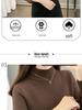 Women's Velvet Fleece Base Layer Sweater - 2025 Stylish Autumn/Winter Warm One-Piece
