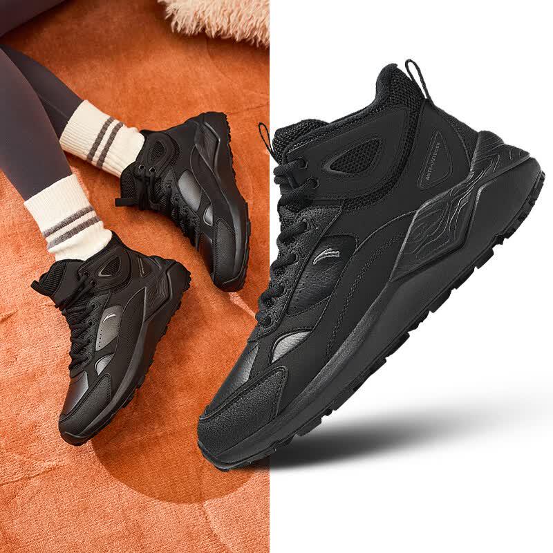 Anta Walker Women s High-Top Warm Casual Shoes 6.5