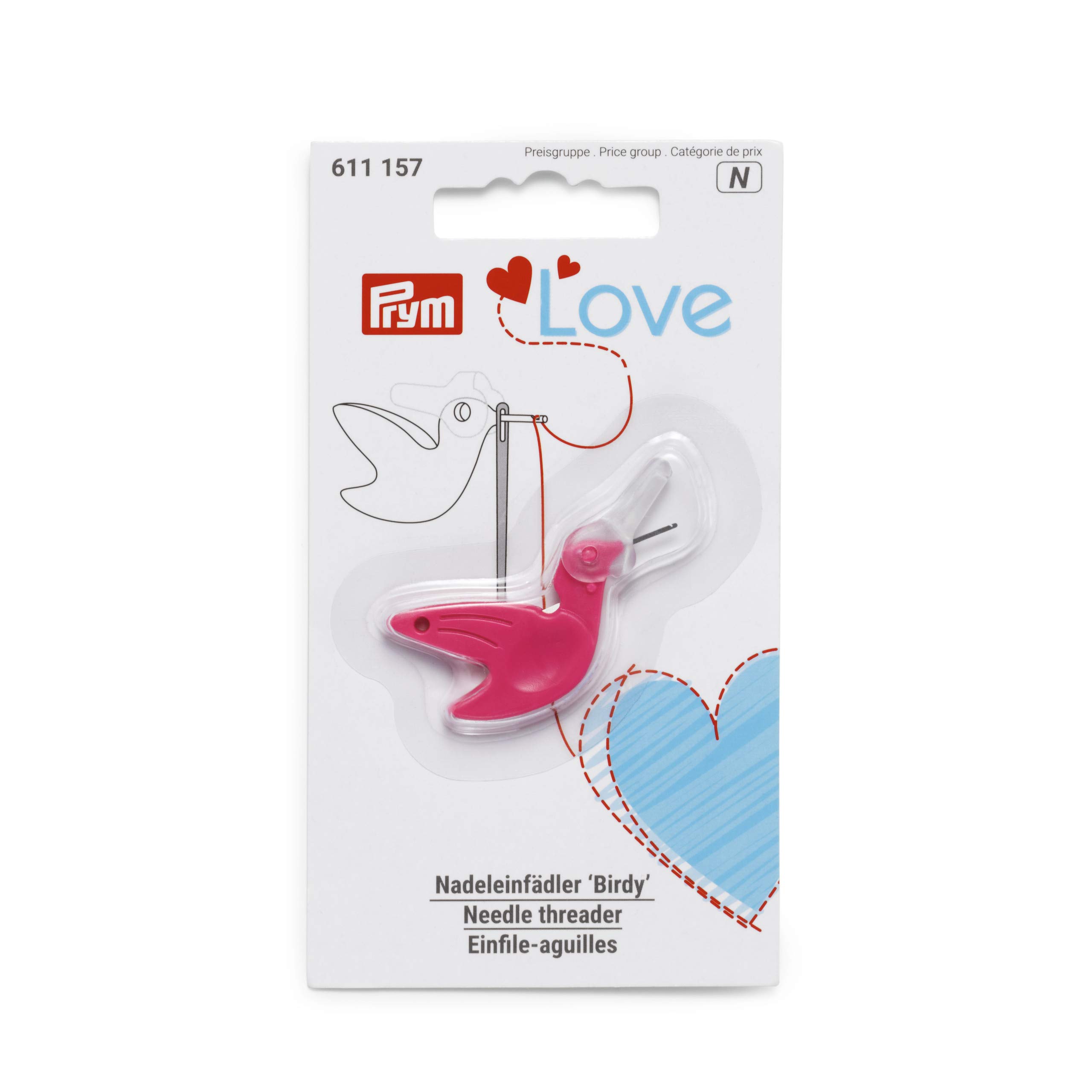 

Prym Birdie Threader Pink 45mm 45×27mm PRM611157