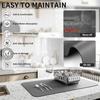 Cute Dessert Print Refrigerator Top Cover Mat Colorful Dot Waterproof Non Slip Anti Dust Cabinet Surface Pad Kitchen Mat