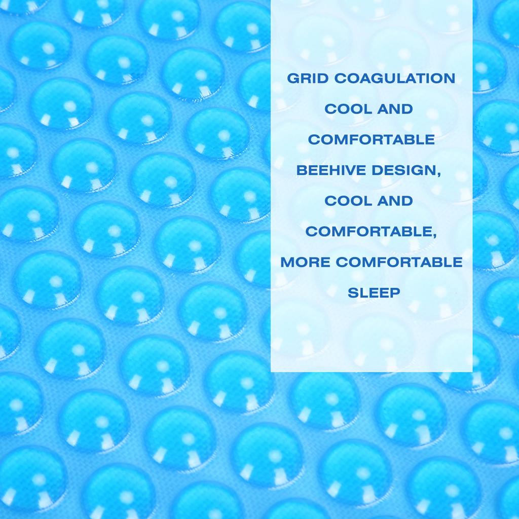 Gel Seat Cushion Antislip Foldable Fast Cooling Ergonomic Design Seat Mat for Home Office Car