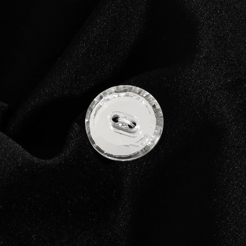 

Хрустальная пуговица Стеклянная ромбовидная пуговица Детская одежда высокого класса Алмазная полоса Круглая ромбовидная пуговица Рубашка Свитер Маленькая пуговица 1 #[3 pieces]