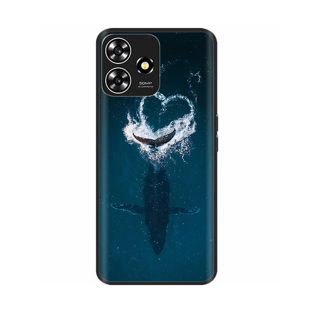 Für ZTE Blade A73 4G Hülle Weiches Silikon Niedliche Herz-Maus Abdeckung Für ZTE Blade A73 Hülle A 73 Stoßfänger Handyhüllen 6,6 Zoll Fundas