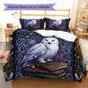 Fantastic Art Pattern Bedding Set Quilt Cover Pillowcase Home Decor Gift (1 * Duvet Cover + 2 * Pillowcase, Without Core)