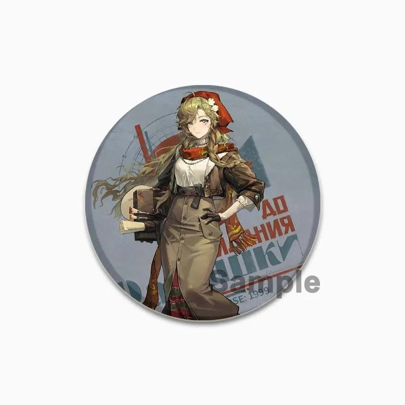 32/44/58mm Electronic Role Playing Games Badge Spathodea Ezra Desert Flannel Brooches Handmade Lapel Pins for Clothes Hat Backpack Jewelry