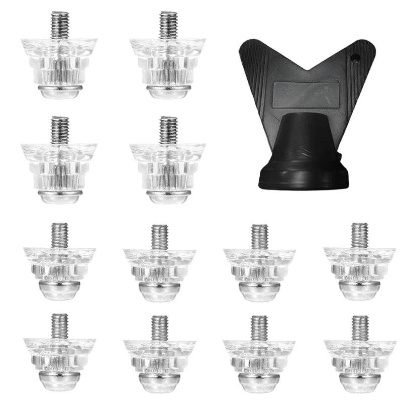 

Прочные алюминиевые шипы для футбольных бутс, универсальные сменные винты для надежного сцепления в дождливых условиях 13mm16mm