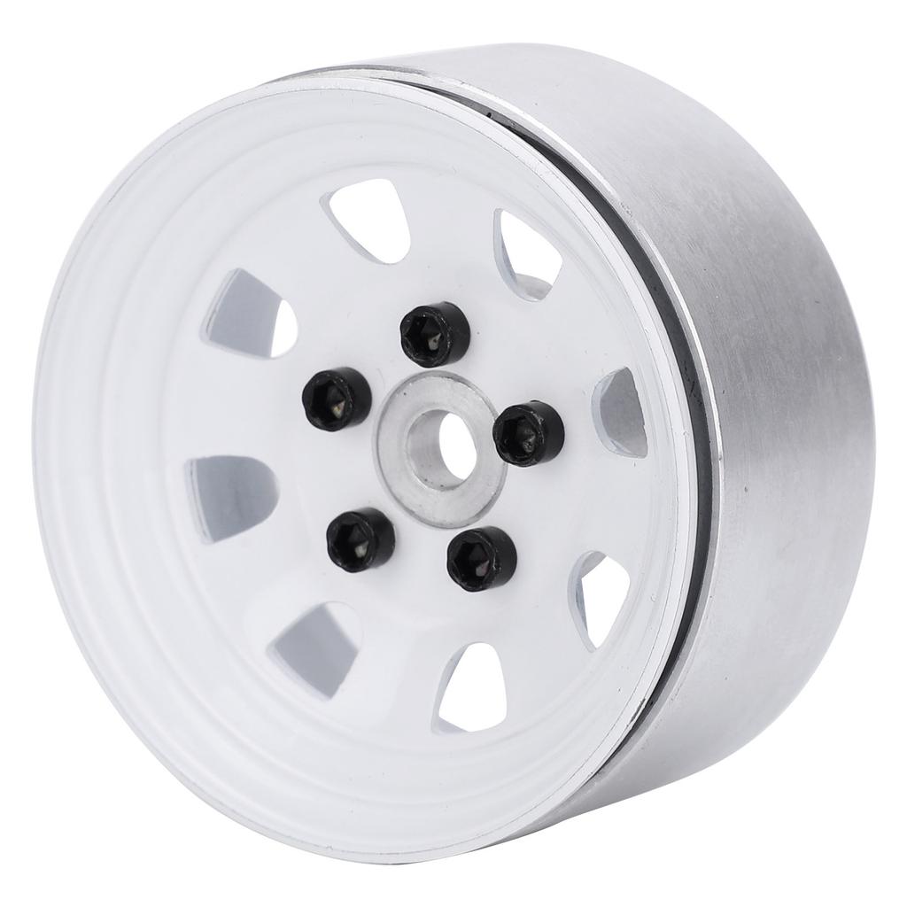 4pcs 1.9'' Aluminium Alloy Wheel Rims Hubs for 1/10 RC Crawler for   SCX10  (White )