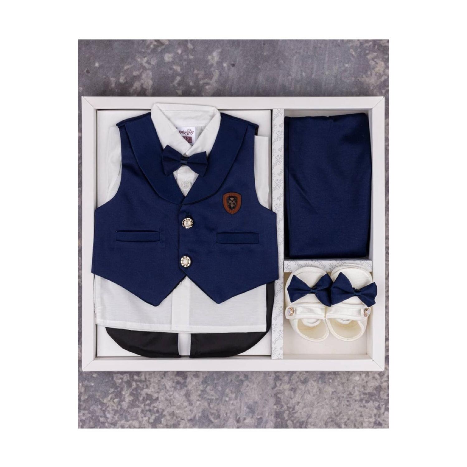 

Baby Tuxedo Circumcision Caution 0-3 Months 0-3 AY Темно-синій