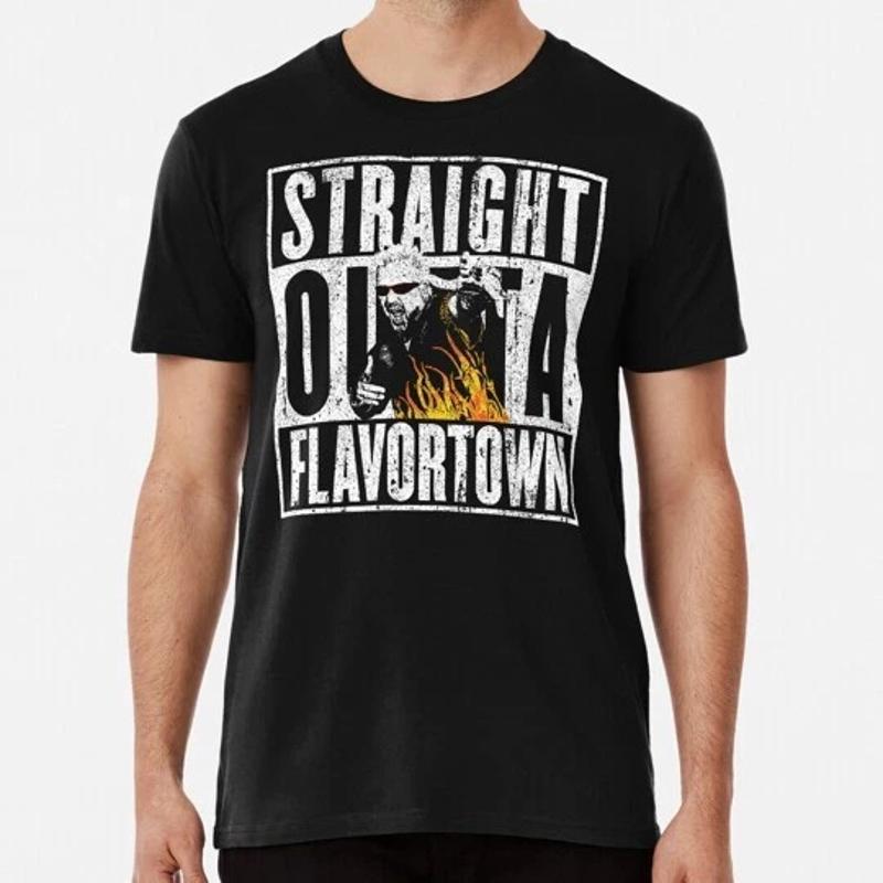 Straight Outta Flavortown Premium T Shirt M 2XL S разноцветный