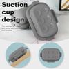 Travel Soap Dish Flip Top Soap Box Portable Soap Container  for Bathroom & Outdoor Use
