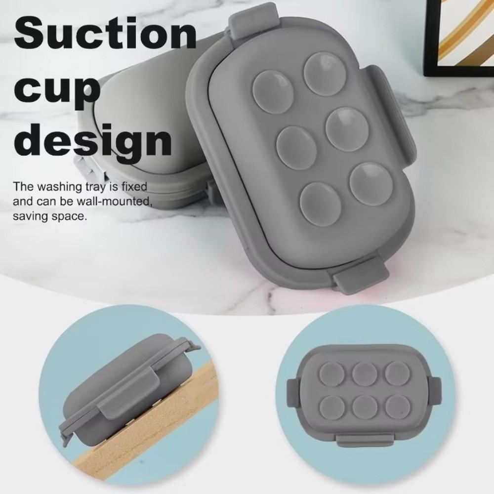 Travel Soap Dish Flip Top Soap Box Portable Soap Container for Bathroom & Outdoor Use