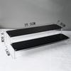 Black Acrylic Multi-Layer Display Stand for Model Figures, Bracelets, and Jewelry Storage.