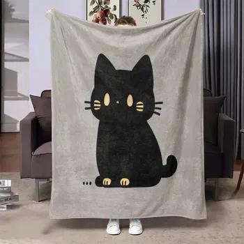 pc Soft Warm Flannel Blanket for Office Bed Sofa Camping All Seasons Nap Multifunctional Printed Blanket