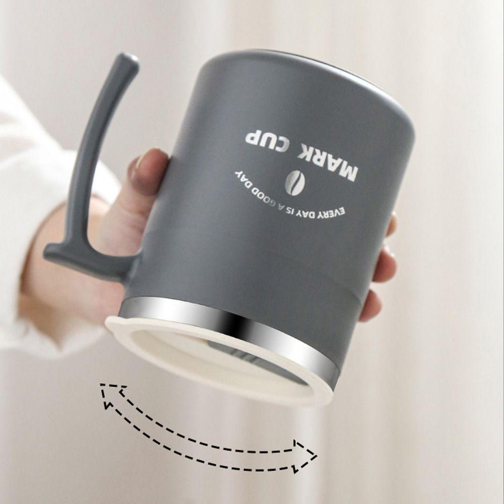 Tragbarer auslaufsicherer Kaffeebecher aus Edelstahl mit Strohhalm Kaffeebecher Vakuumisoliert mit Deckel Isolierbecher für den täglichen Gebrauch