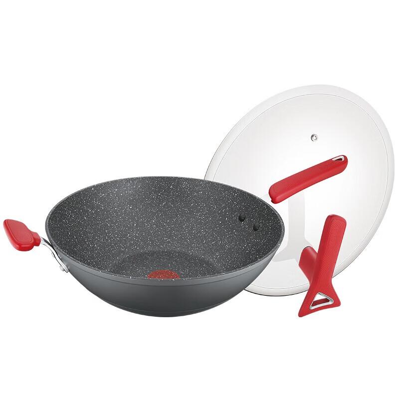 SUPOR 34cm Non-stick Wok with Maifan Stone Coating