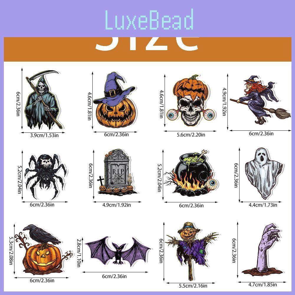 Decorative Halloween Creative Paper Straws Set Party Decor Accessories Drink