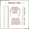 1:6 Female Crop Tops Action Figure Clothes Fashion Handmade Cosplay Long Sleeve Top for 12''