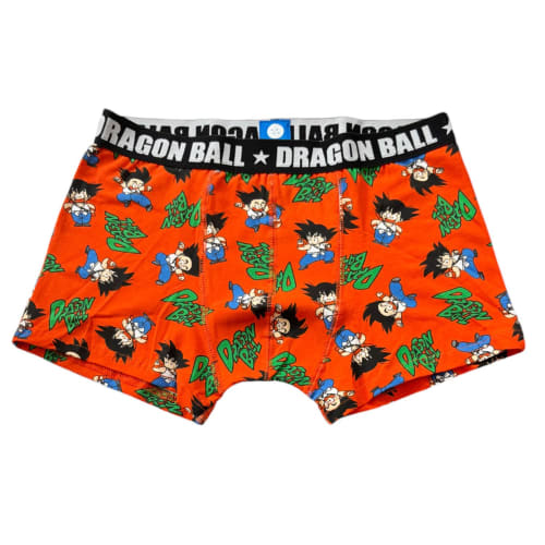 Small Planet Dragon Ball Goku Boxer Briefs, Orange, Size M