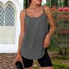 Women's Summer Casual Tank Top Lightweight Sleeveless Scoop Neck Relaxed Fit Camisole Stretchy Fabric Soft Material for Outdoor Indoor Wear