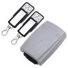 2025 New Garage Door Receiver 2CH 433MHz Remote Controller for Door Gate Fixed Learning Rolling Code Universal