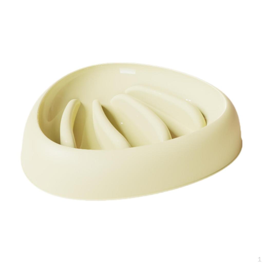 Dog Feeding Bowl Slow Feeder Anti-Bite Anti-Choking Interactive for Small And Medium Dogs