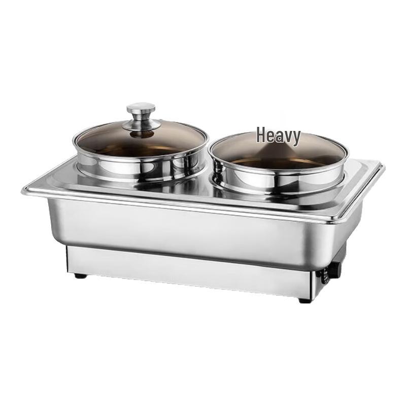 Venus Commercial Stainless Steel Electric Buffet Soup Warmer