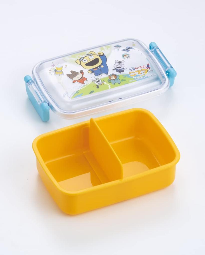Skater Lunch 450ml with a Soft Single Made in Design for Boys and Girls Children's Box, Capacity, Dome-Shaped Lid, Tier, Japan, Space-themed