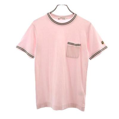 Κατασκευασμένο στην Ιαπωνία Κοντομάνικο T-shirt S ροζ Στρογγυλή λαιμόκοψη Ανδρικό Μεταχειρισμένο