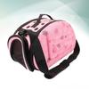 Pet Carrier Backpack Small Size Pink Eva Material Travel Bag for Dog Breathable Mesh Windows Portable Front Carry Pup Outdoor