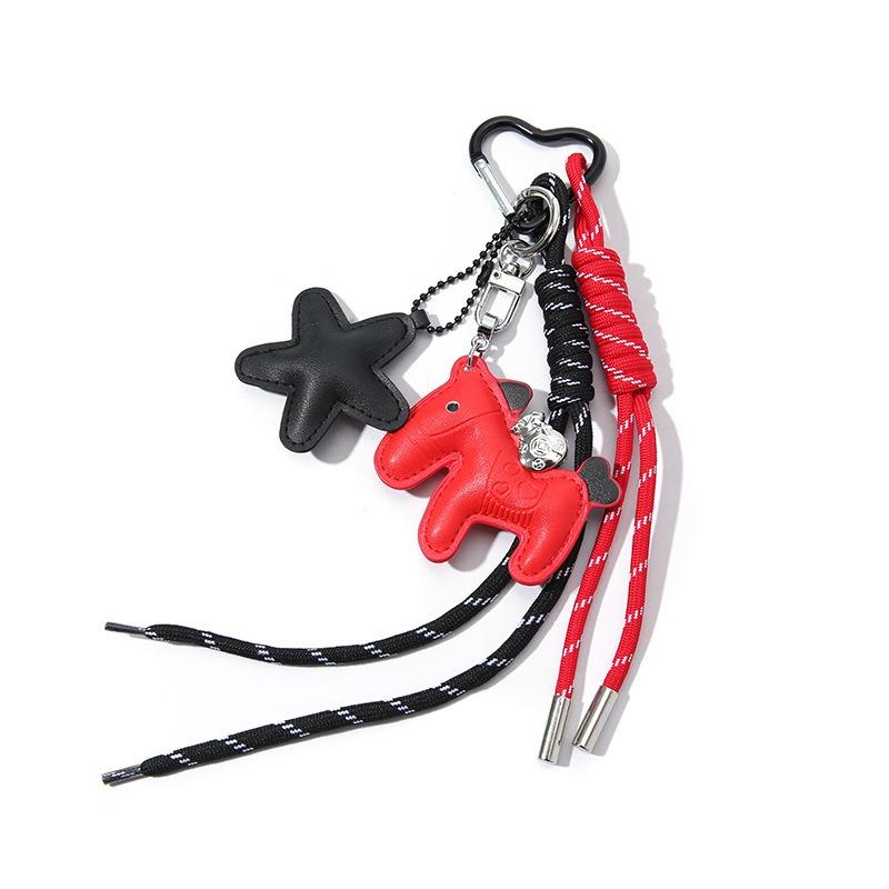 Cute mushroom pendant~ miu series wind climbing rope hand rope cartoon doll bag pendant car keychain tide