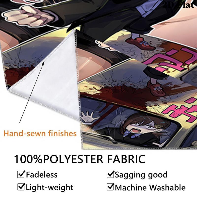 Chainsaw Man Wall Tapestry Aesthetic Wall Hanging Printed Fabric Blanket Decorative Tapestries For Bedroom Living Room Home Decor