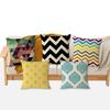 Quality Cozy Popular Geometric Couch Cushion Cover Home Decorative Pillows 45X45Cm For Bed Seat Back Cushions Bedding Pillowcase