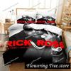 3D Print Rapper RICK ROSS Bedding Set Duvet Cover Bed Set Quilt Cover Pillowcase Comforter King Queen Size Boys Adult Bedding