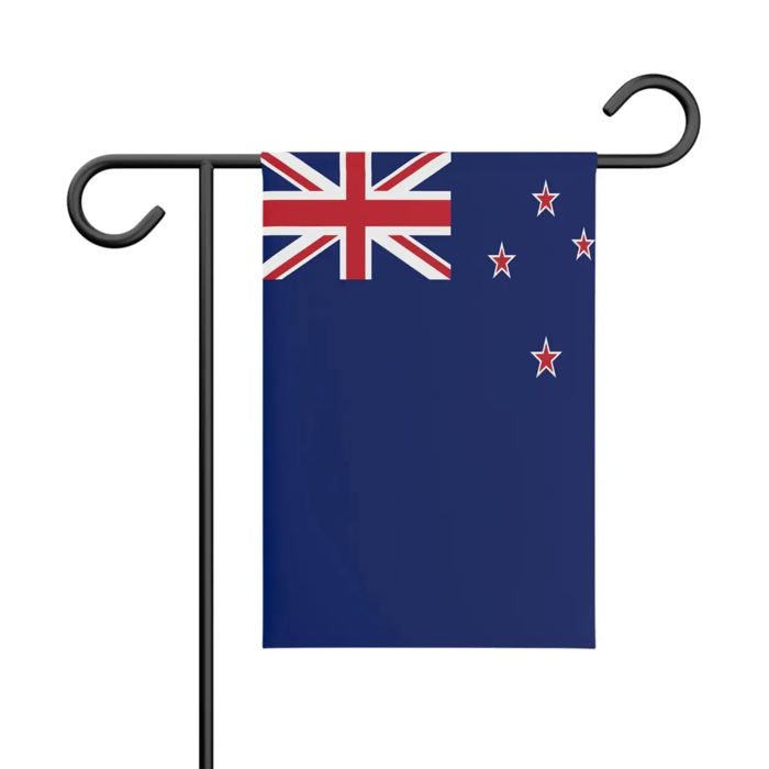 Drapeau - Multicolore - Nouvelle-Zélande - 32 X 47.5 Cm - Polyester - Recto/verso