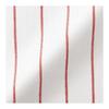 Muji Indian Cotton Yarn-Dyed Kitchen Towels, Set of 6, Red, Approx. 40x40cm, Absorbent, for Dish Wiping and Cleaning, 3 Assorted Patterns, Cotton