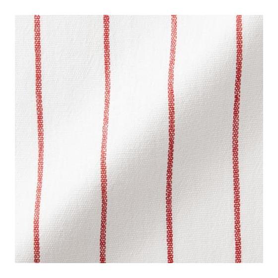 Muji Indian Cotton Yarn-Dyed Kitchen Towels, Set of 6, Red, Approx. 40x40cm, Absorbent, for Dish Wiping and Cleaning, 3 Assorted Patterns, Cotton