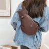 Cute Cat Shaped Crossbody Bag for Women, Novelty Cat Silhouette PU Leather Messenger Shoulder Purse