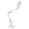 Desktop LED Light 3000K‑6000K 10 Brightness 72 Light Chips Beauty Swing Arm Lamp with 5X Magnifying