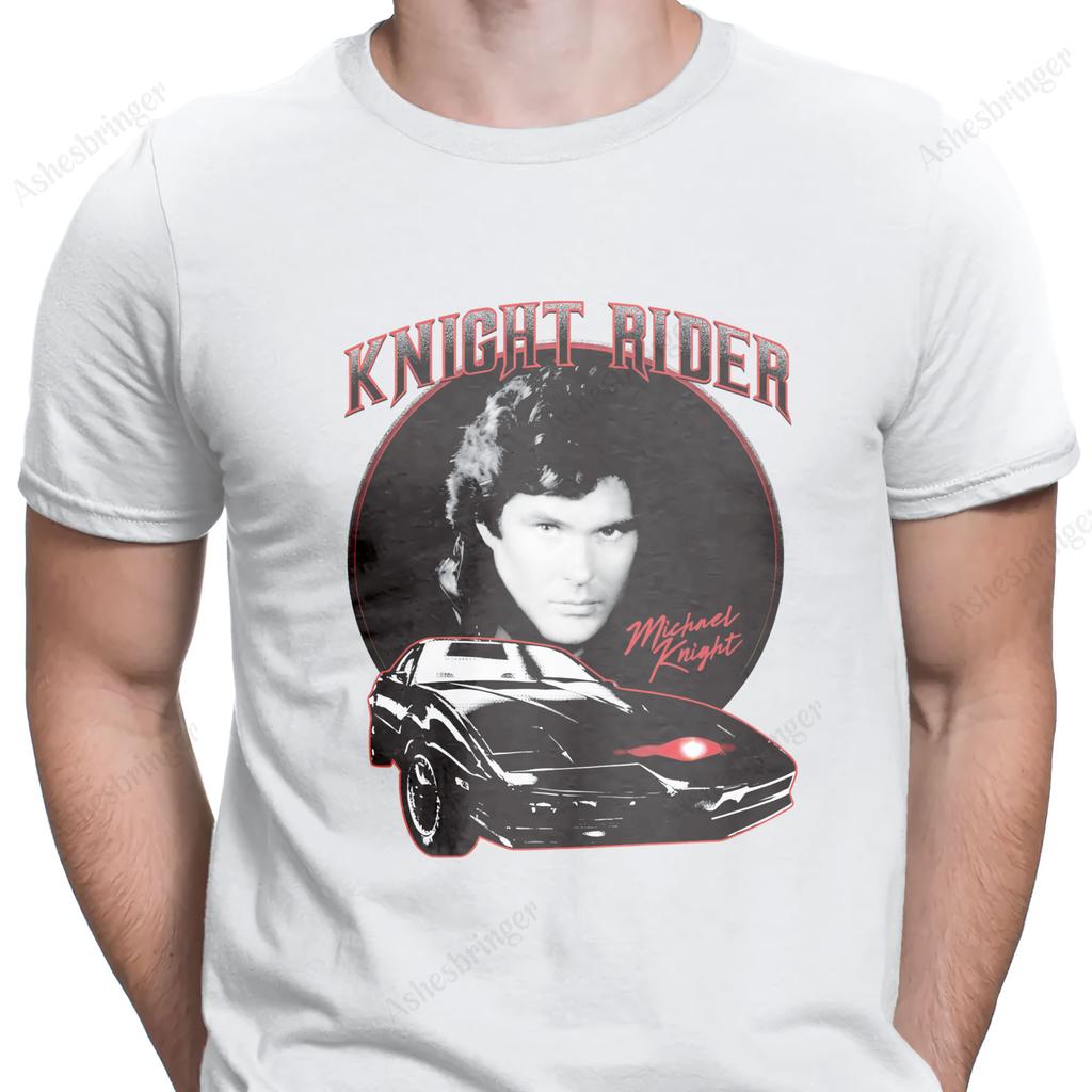 Knight Rider Michael Knight Graphic T Shirt Street Casual Style Tee for Men and Women