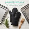 Silicone Heat Resistant Mitts Non-Slip Grip BBQ Gloves Food Grade Kitchen Potholder  Household