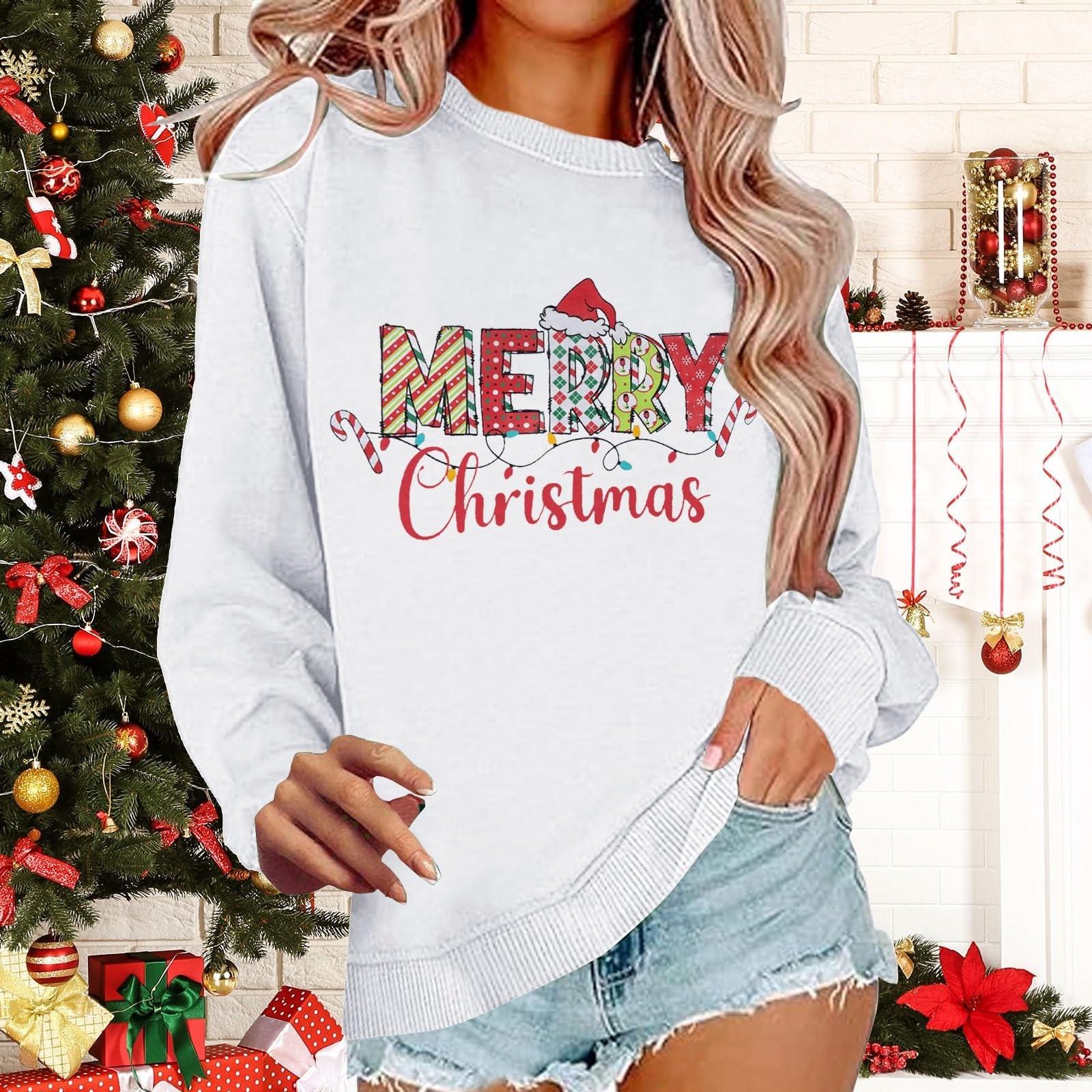 

Женская повседневная свободная однотонная толстовка с круглым вырезом и длинным рукавом с принтом Пасхи M белый