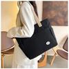 New large-capacity canvas shoulder bag, business trip tote bag, light fashion trend women's commuter handbag