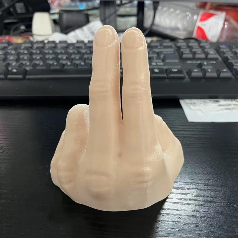 La Mano Ondeggiante Pigra a 2 Dita per Decorazioni Cruscotto Auto Mano Ondeggiante Interno Auto 4,53"×4,33" per la Maggior Parte delle Auto