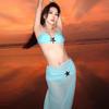 Mesh Dress Bikini Sexy Split Swimsuit Women's Small Breasts Gather Vacation Beach Fashion Sexy Swimsuit