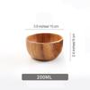 Acacia Wooden Fruit Salad Bowl, Japanese Style Rice Bowl, Single Wooden Ramadan Tableware, Utensils for Kitchen, Wood Soup Bowls